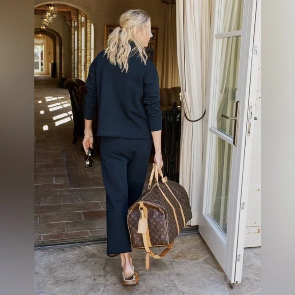 Frank & Eileen CARMEL TRAVEL SET Patrick Sweatshirt & Catherine 24" Sweatpants M - Picture 2 of 16